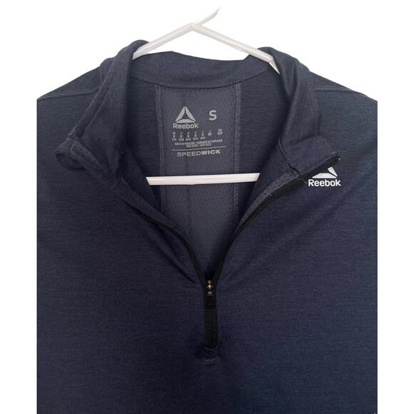 Reebok Women's Running Essentials 1/4 Zip Long Sleeve Top Shirt Size Small - Picture 9 of 12